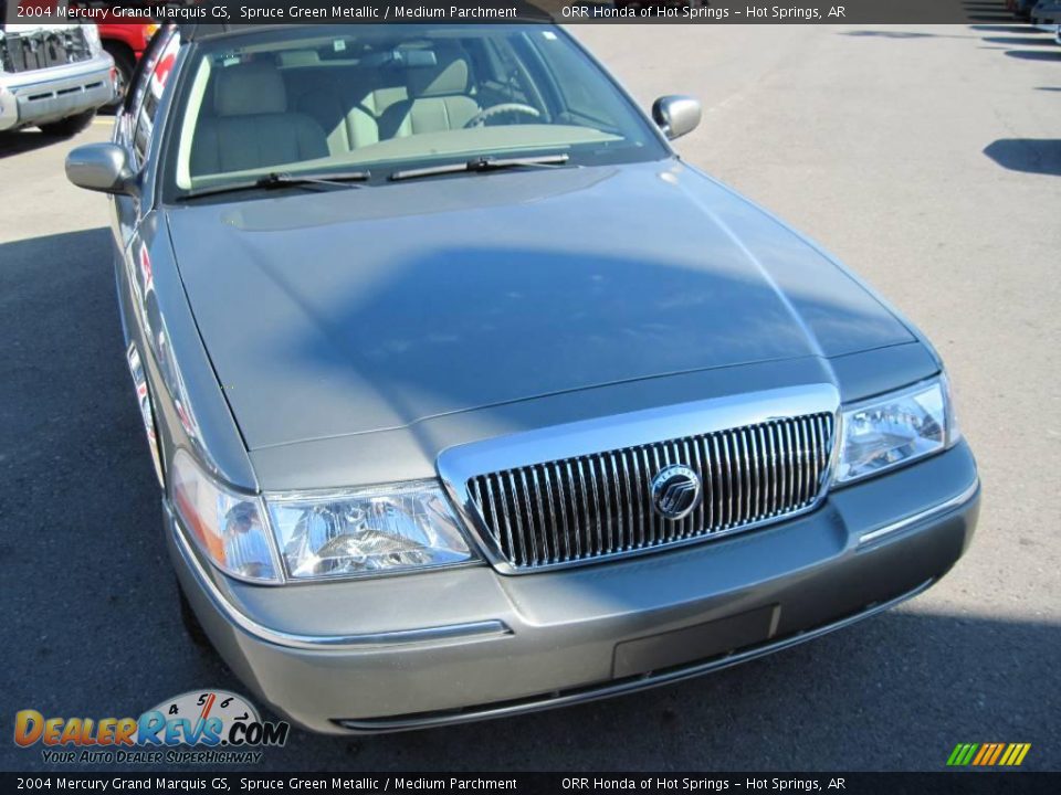 2004 Mercury Grand Marquis GS Spruce Green Metallic / Medium Parchment Photo #8