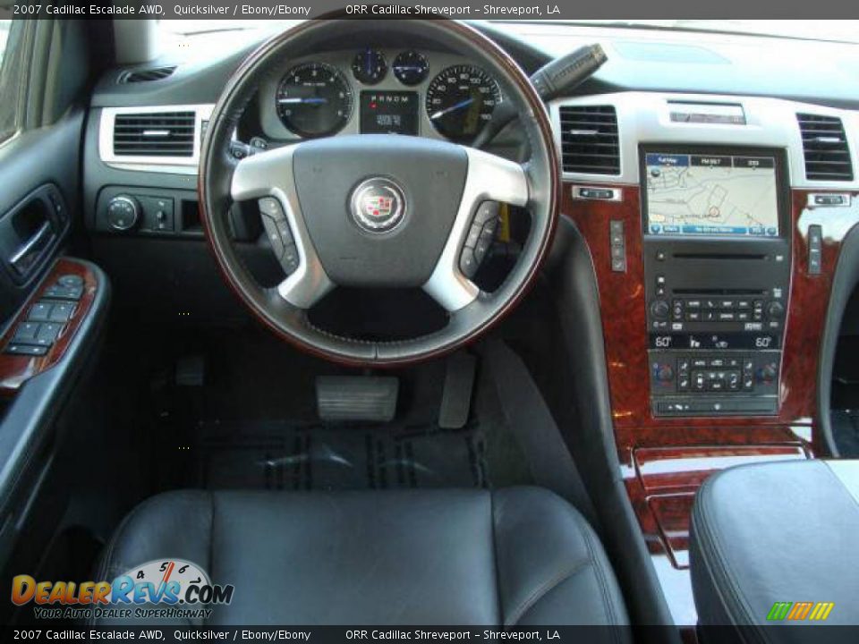 2007 Cadillac Escalade AWD Quicksilver / Ebony/Ebony Photo #4
