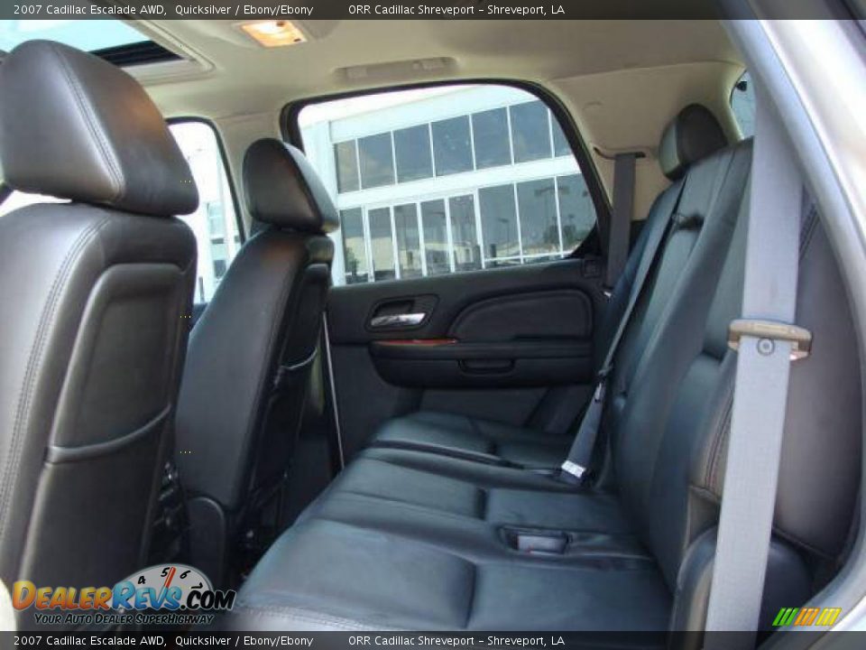2007 Cadillac Escalade AWD Quicksilver / Ebony/Ebony Photo #5