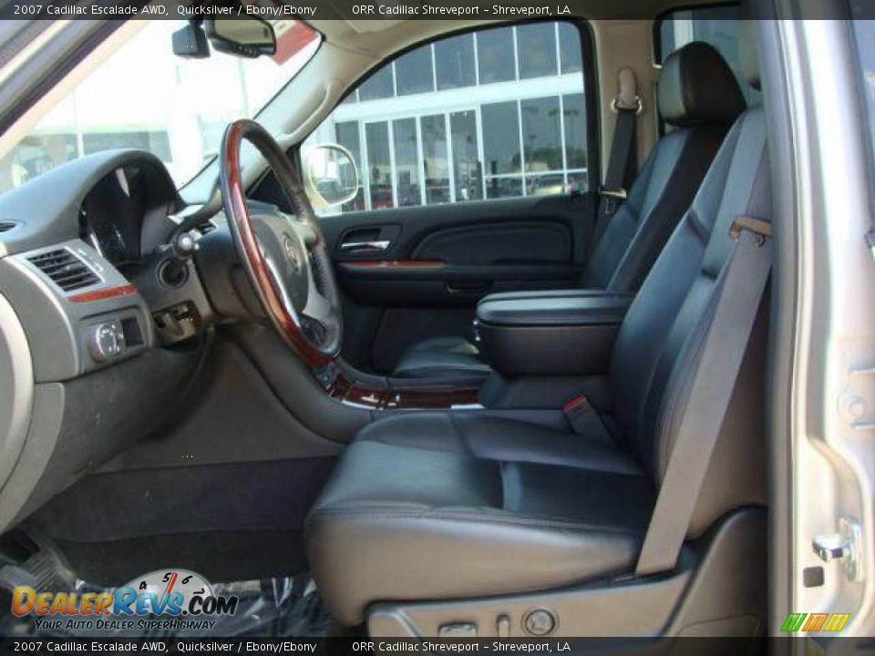 2007 Cadillac Escalade AWD Quicksilver / Ebony/Ebony Photo #6
