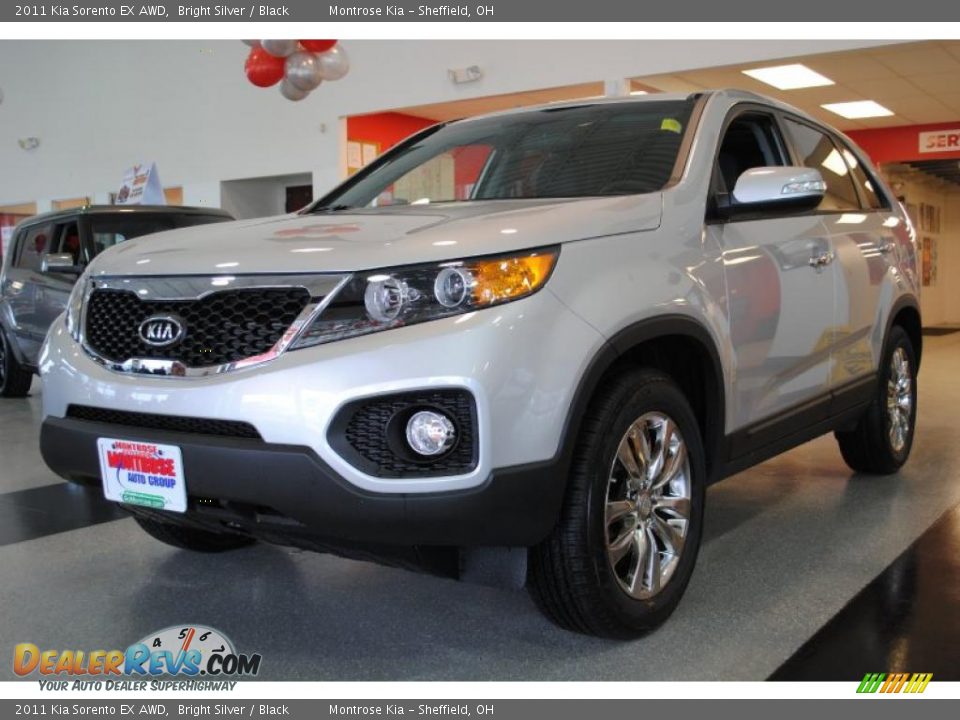 2011 Kia Sorento EX AWD Bright Silver / Black Photo #3
