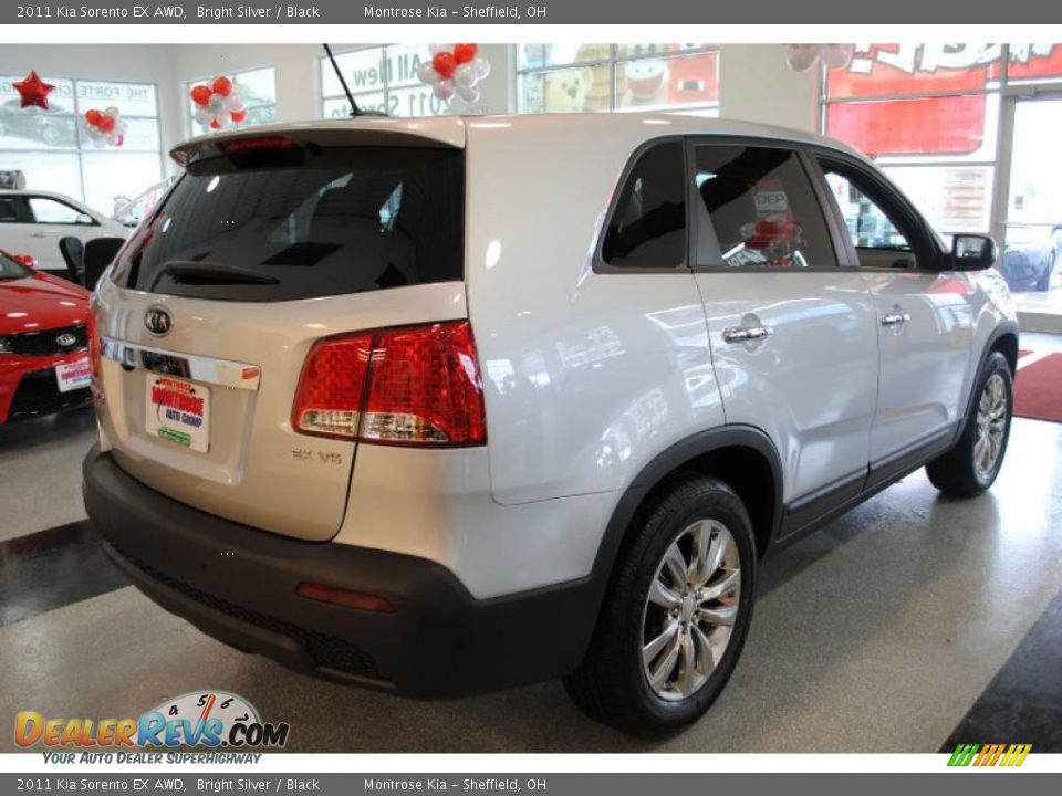 2011 Kia Sorento EX AWD Bright Silver / Black Photo #8
