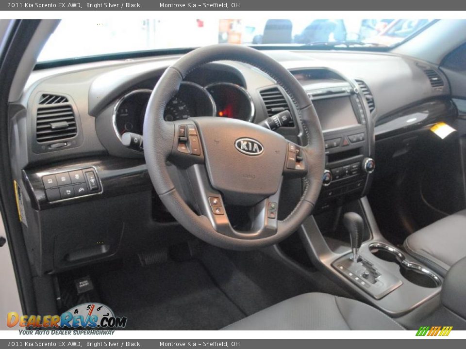 2011 Kia Sorento EX AWD Bright Silver / Black Photo #14