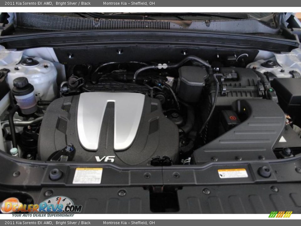2011 Kia Sorento EX AWD Bright Silver / Black Photo #27