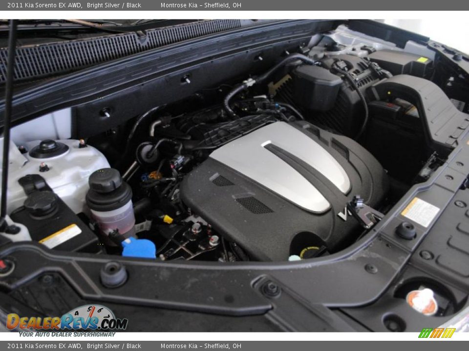 2011 Kia Sorento EX AWD Bright Silver / Black Photo #28