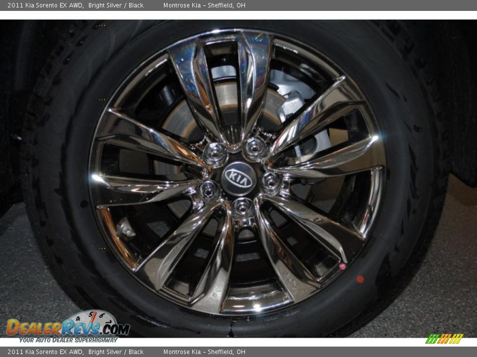 2011 Kia Sorento EX AWD Bright Silver / Black Photo #33