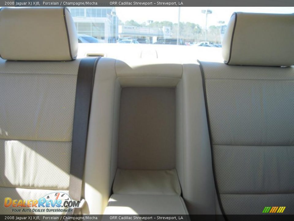 2008 Jaguar XJ XJ8 Porcelain / Champagne/Mocha Photo #8