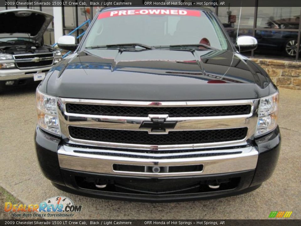 2009 Chevrolet Silverado 1500 LT Crew Cab Black / Light Cashmere Photo #8