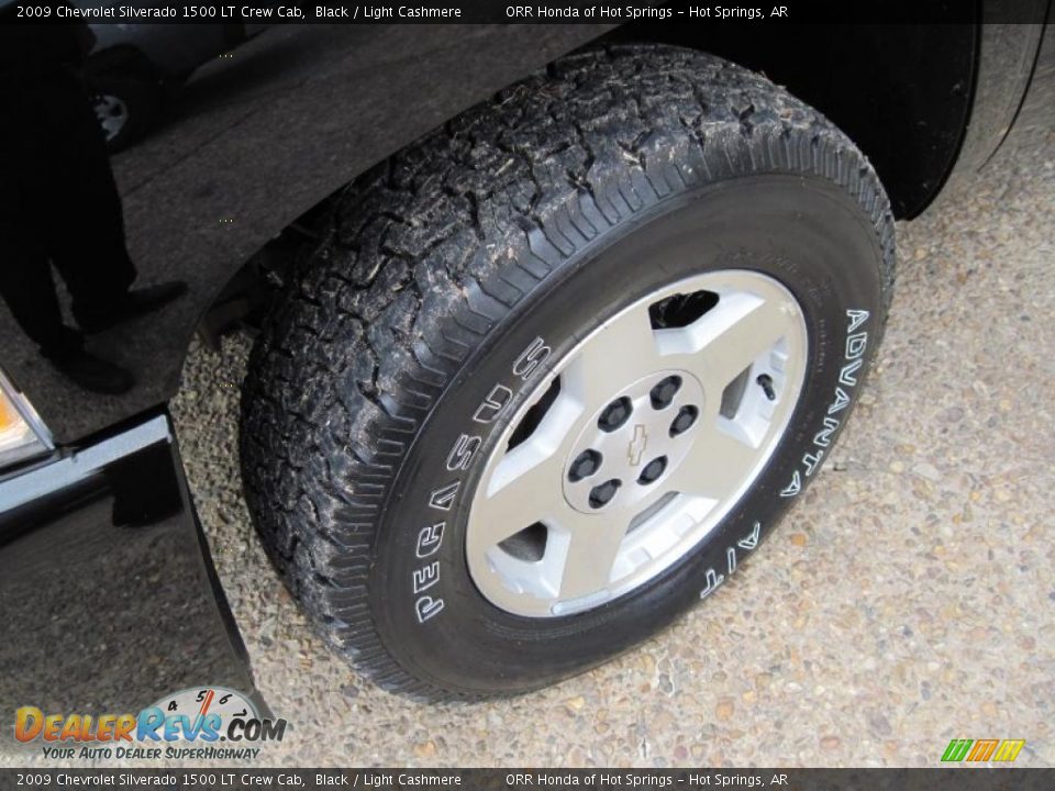 2009 Chevrolet Silverado 1500 LT Crew Cab Black / Light Cashmere Photo #9