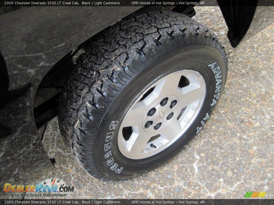 2009 Chevrolet Silverado 1500 LT Crew Cab Black / Light Cashmere Photo #10