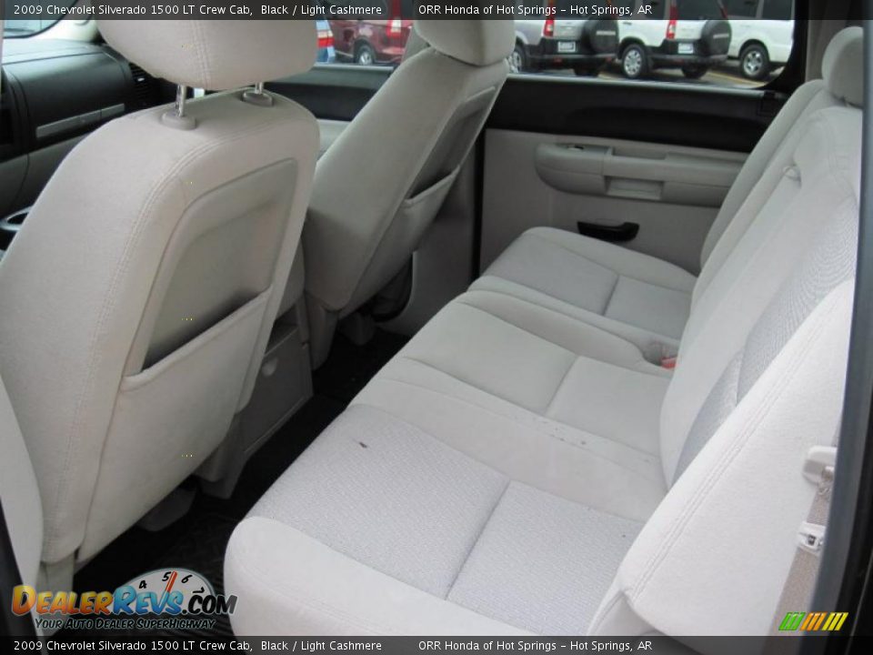 2009 Chevrolet Silverado 1500 LT Crew Cab Black / Light Cashmere Photo #14