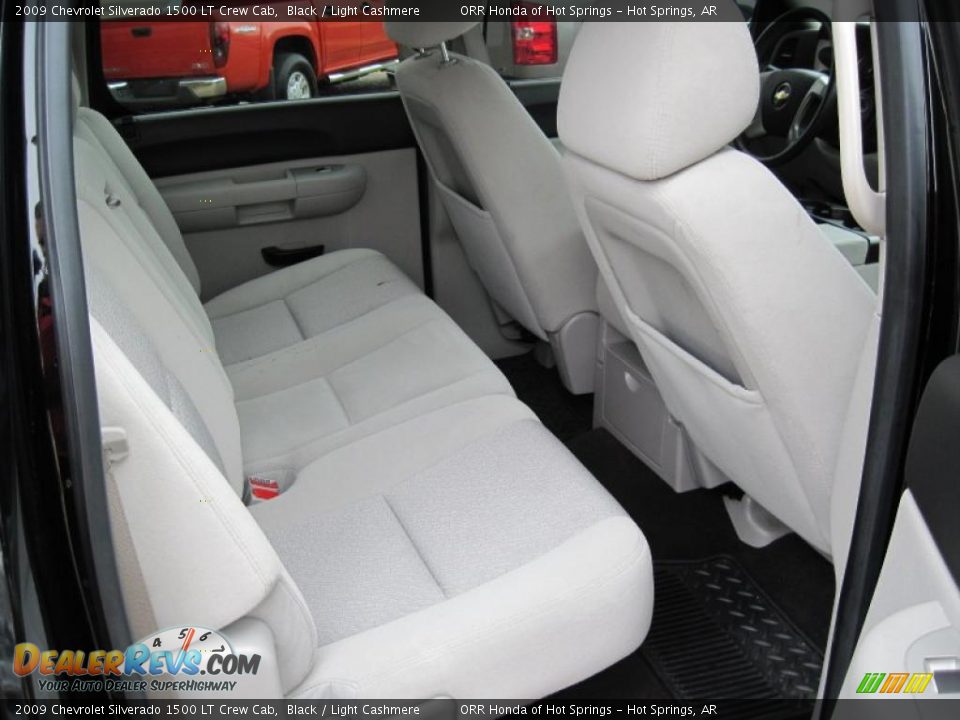 2009 Chevrolet Silverado 1500 LT Crew Cab Black / Light Cashmere Photo #15