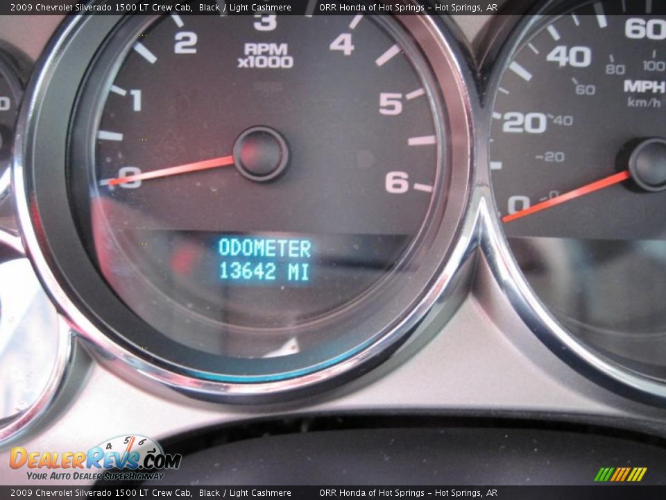 2009 Chevrolet Silverado 1500 LT Crew Cab Black / Light Cashmere Photo #17