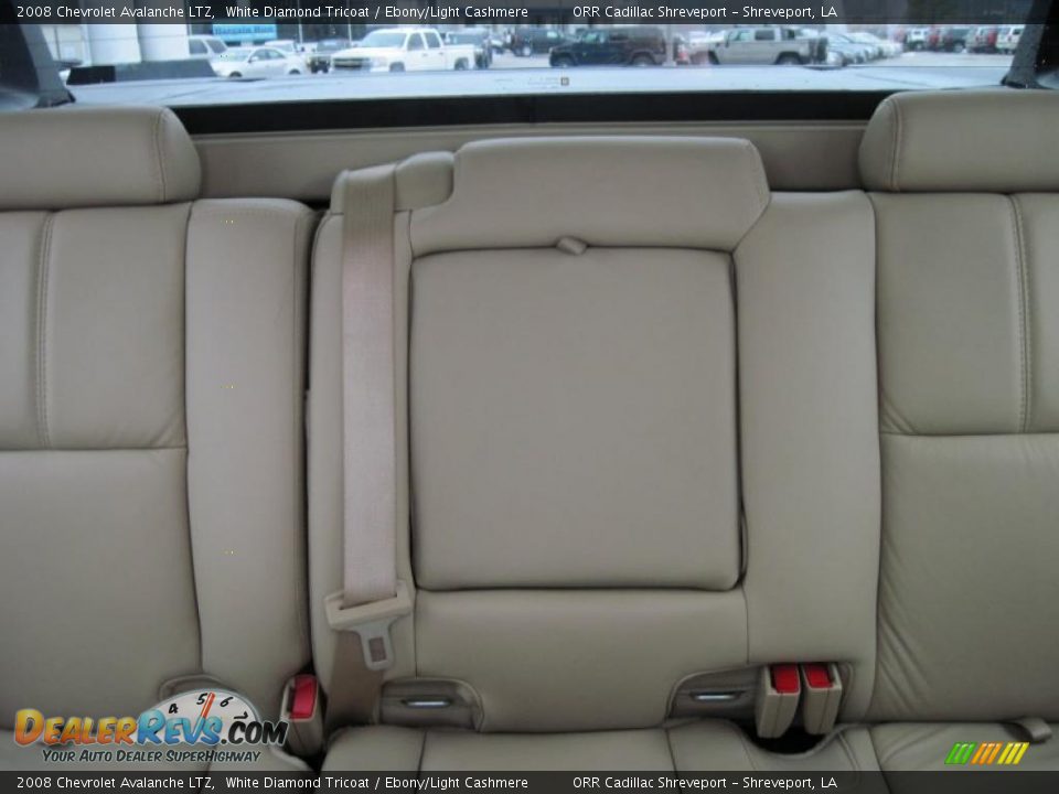 2008 Chevrolet Avalanche LTZ White Diamond Tricoat / Ebony/Light Cashmere Photo #8