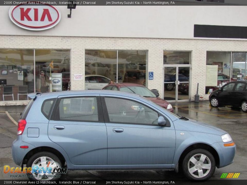 2006 Chevrolet Aveo LS Hatchback Icelandic Blue / Charcoal Photo #2