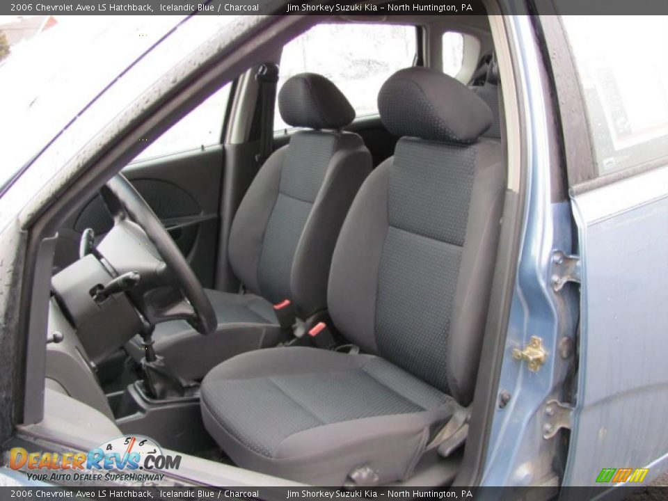 2006 Chevrolet Aveo LS Hatchback Icelandic Blue / Charcoal Photo #8