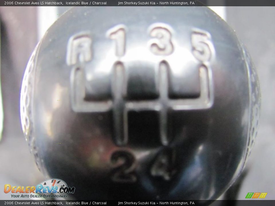 2006 Chevrolet Aveo LS Hatchback Icelandic Blue / Charcoal Photo #10