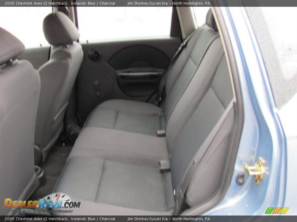 2006 Chevrolet Aveo LS Hatchback Icelandic Blue / Charcoal Photo #12