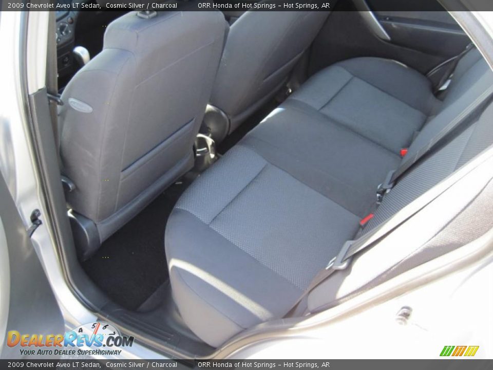 2009 Chevrolet Aveo LT Sedan Cosmic Silver / Charcoal Photo #14