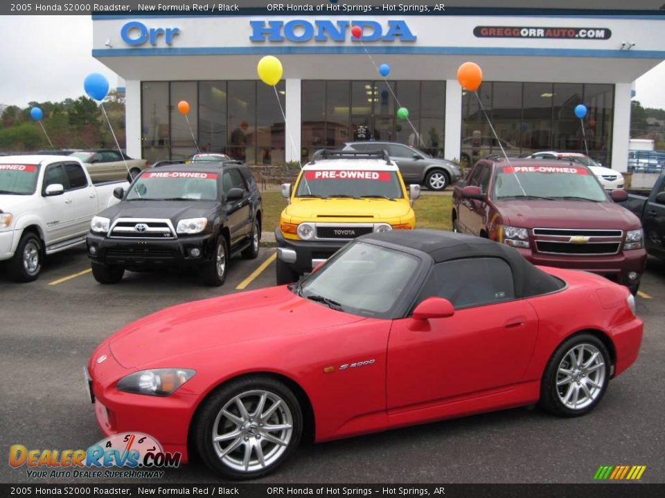 2005 Honda S2000 Roadster New Formula Red / Black Photo #1