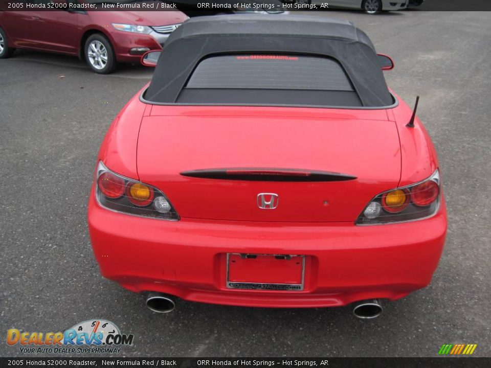 2005 Honda S2000 Roadster New Formula Red / Black Photo #4