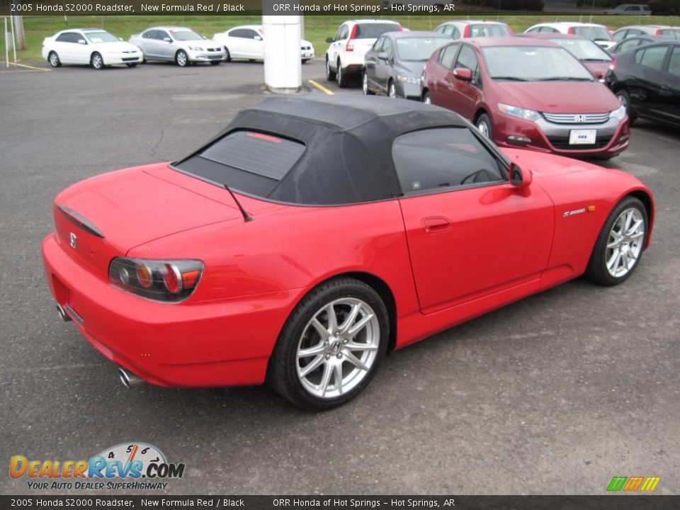 2005 Honda S2000 Roadster New Formula Red / Black Photo #5