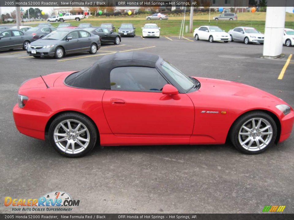 2005 Honda S2000 Roadster New Formula Red / Black Photo #6