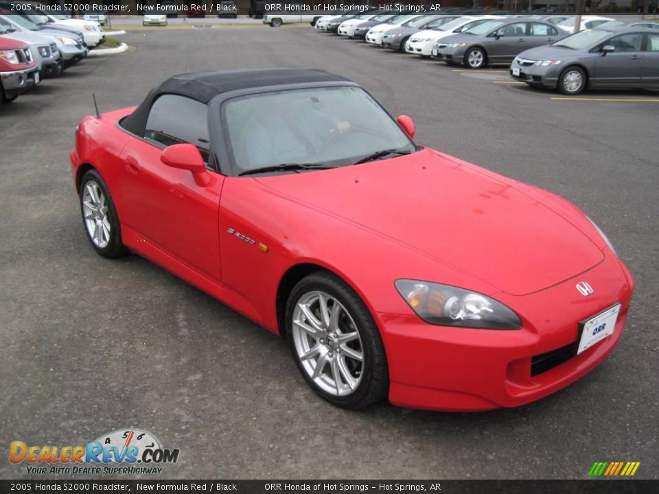 2005 Honda S2000 Roadster New Formula Red / Black Photo #7