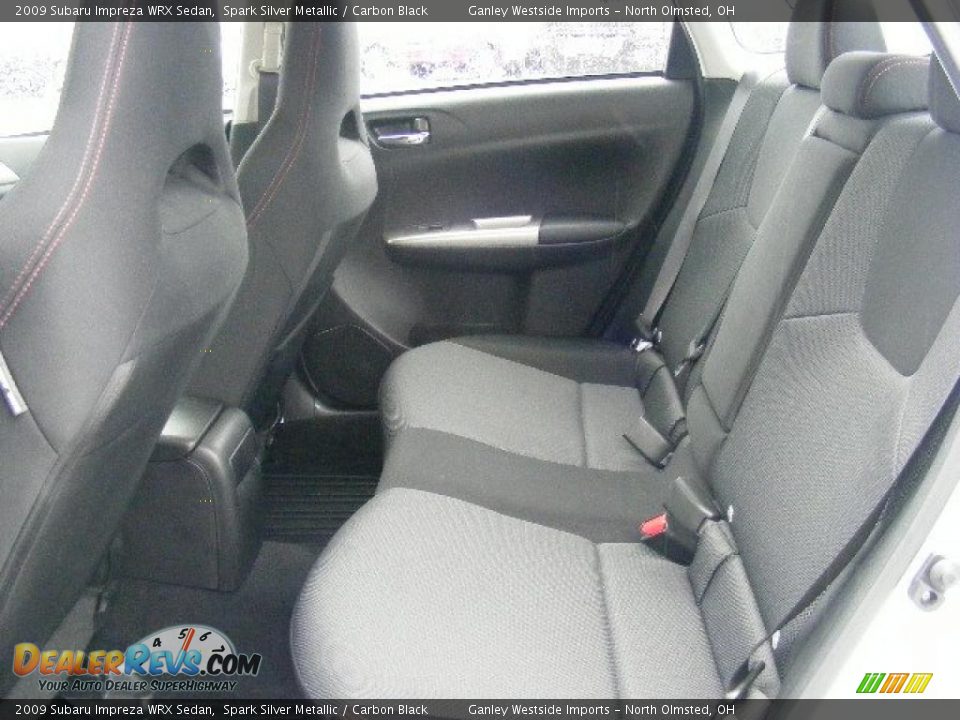 2009 Subaru Impreza WRX Sedan Spark Silver Metallic / Carbon Black Photo #11