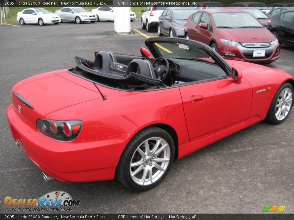 2005 Honda S2000 Roadster New Formula Red / Black Photo #13