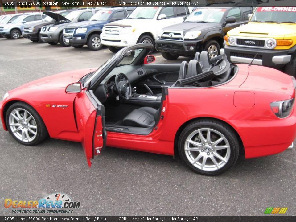 2005 Honda S2000 Roadster New Formula Red / Black Photo #14