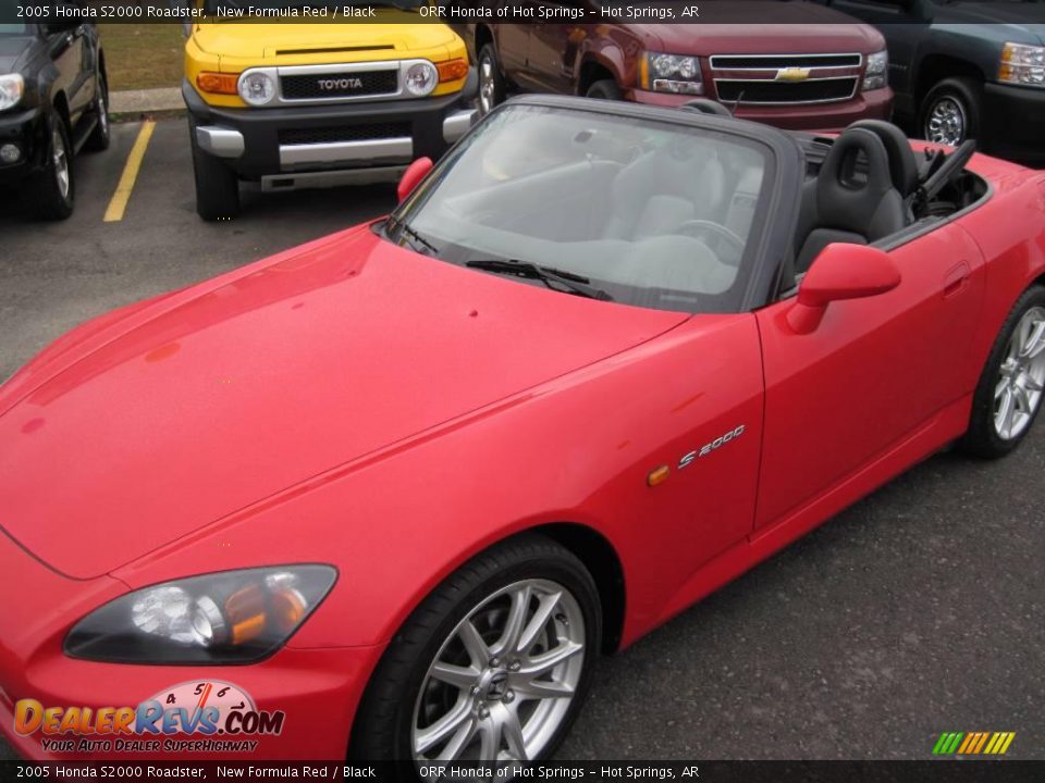 2005 Honda S2000 Roadster New Formula Red / Black Photo #15