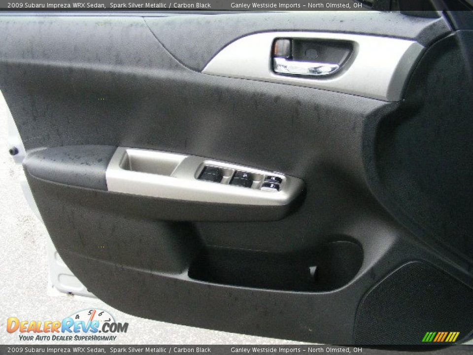 2009 Subaru Impreza WRX Sedan Spark Silver Metallic / Carbon Black Photo #20