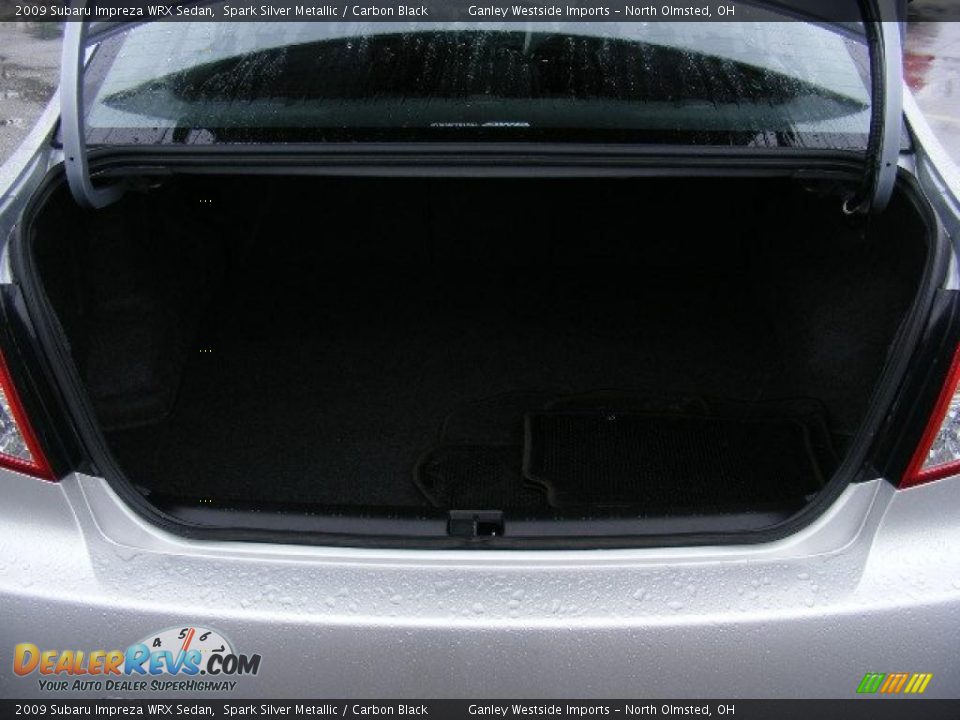 2009 Subaru Impreza WRX Sedan Spark Silver Metallic / Carbon Black Photo #21