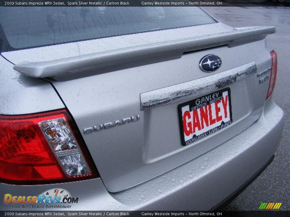 2009 Subaru Impreza WRX Sedan Spark Silver Metallic / Carbon Black Photo #22