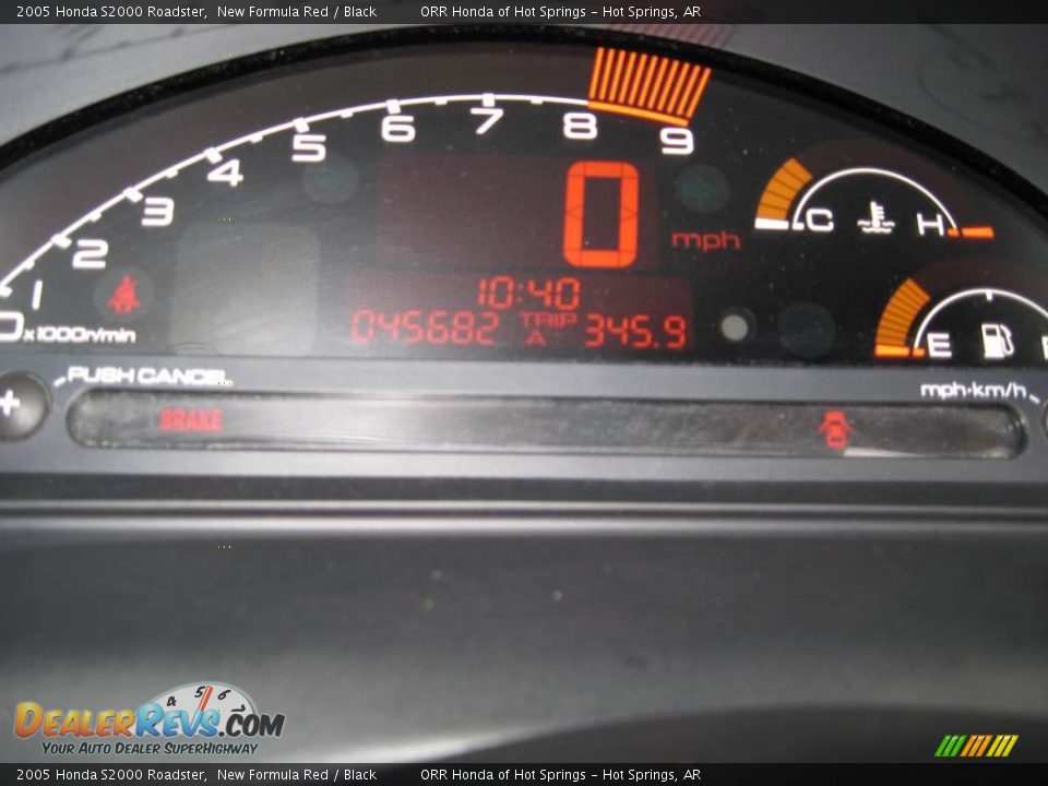 2005 Honda S2000 Roadster New Formula Red / Black Photo #18