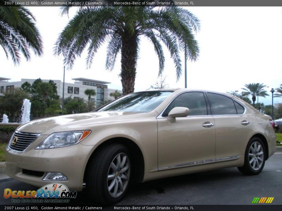 2007 Lexus LS 460 Golden Almond Metallic / Cashmere Photo #2