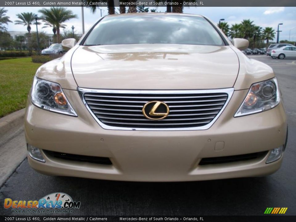 2007 Lexus LS 460 Golden Almond Metallic / Cashmere Photo #3