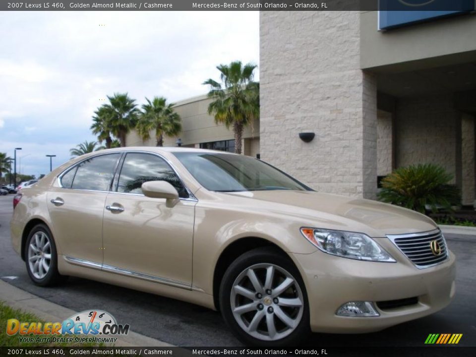 2007 Lexus LS 460 Golden Almond Metallic / Cashmere Photo #4