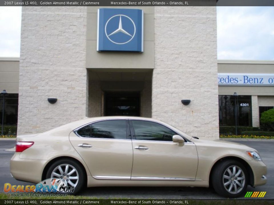 2007 Lexus LS 460 Golden Almond Metallic / Cashmere Photo #5