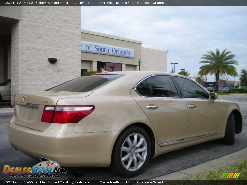 2007 Lexus LS 460 Golden Almond Metallic / Cashmere Photo #6