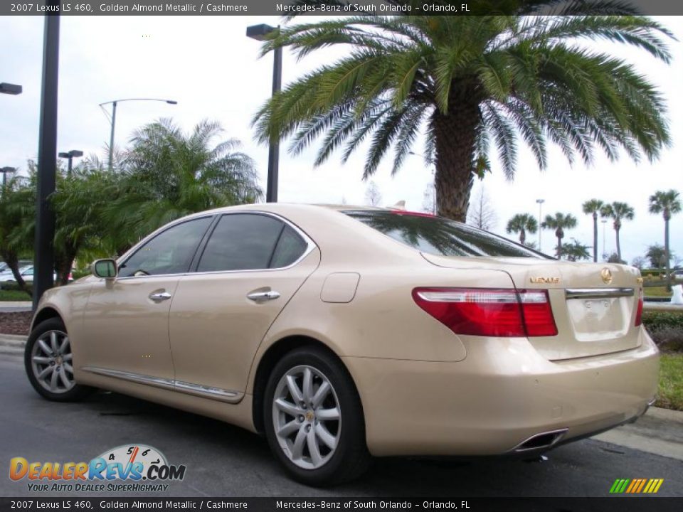 2007 Lexus LS 460 Golden Almond Metallic / Cashmere Photo #8