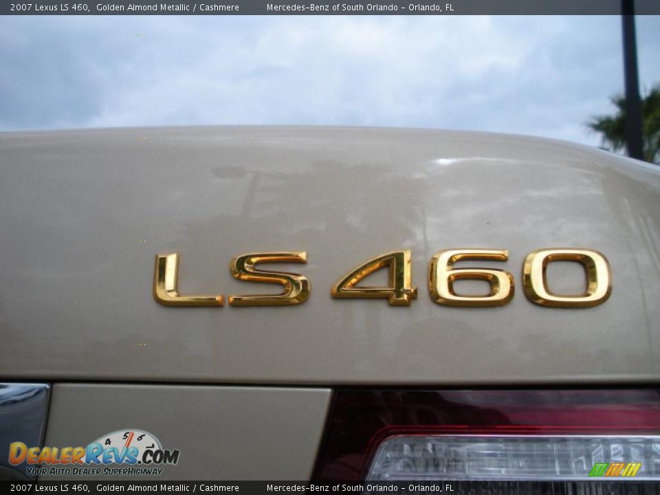 2007 Lexus LS 460 Golden Almond Metallic / Cashmere Photo #9