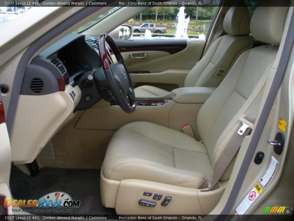 2007 Lexus LS 460 Golden Almond Metallic / Cashmere Photo #11