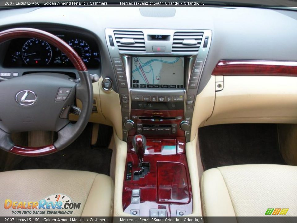 2007 Lexus LS 460 Golden Almond Metallic / Cashmere Photo #17