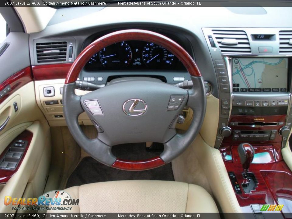 2007 Lexus LS 460 Golden Almond Metallic / Cashmere Photo #18