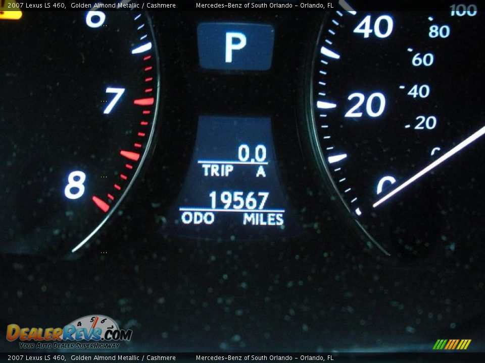 2007 Lexus LS 460 Golden Almond Metallic / Cashmere Photo #21