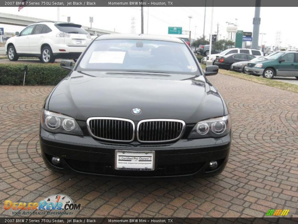2007 BMW 7 Series 750Li Sedan Jet Black / Black Photo #2