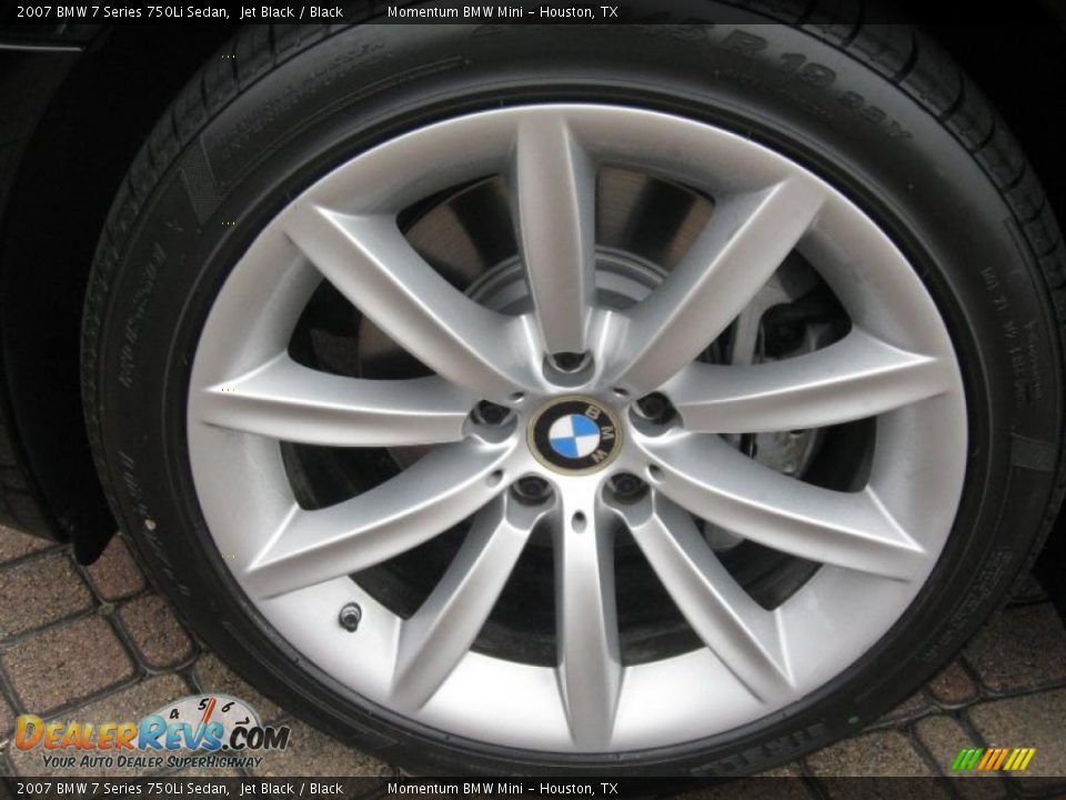 2007 BMW 7 Series 750Li Sedan Jet Black / Black Photo #4