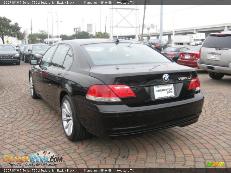 2007 BMW 7 Series 750Li Sedan Jet Black / Black Photo #5
